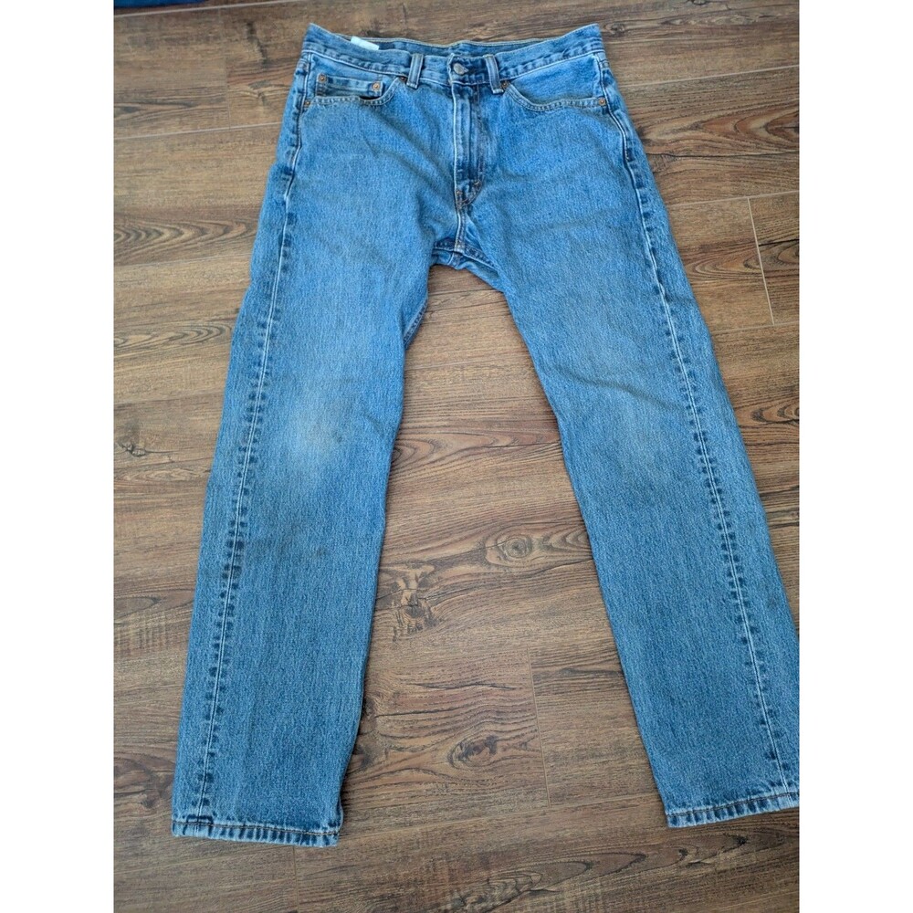 Levi Strauss 505 Jeans Womens W32 L32 Blue Denim Straight Leg Classic